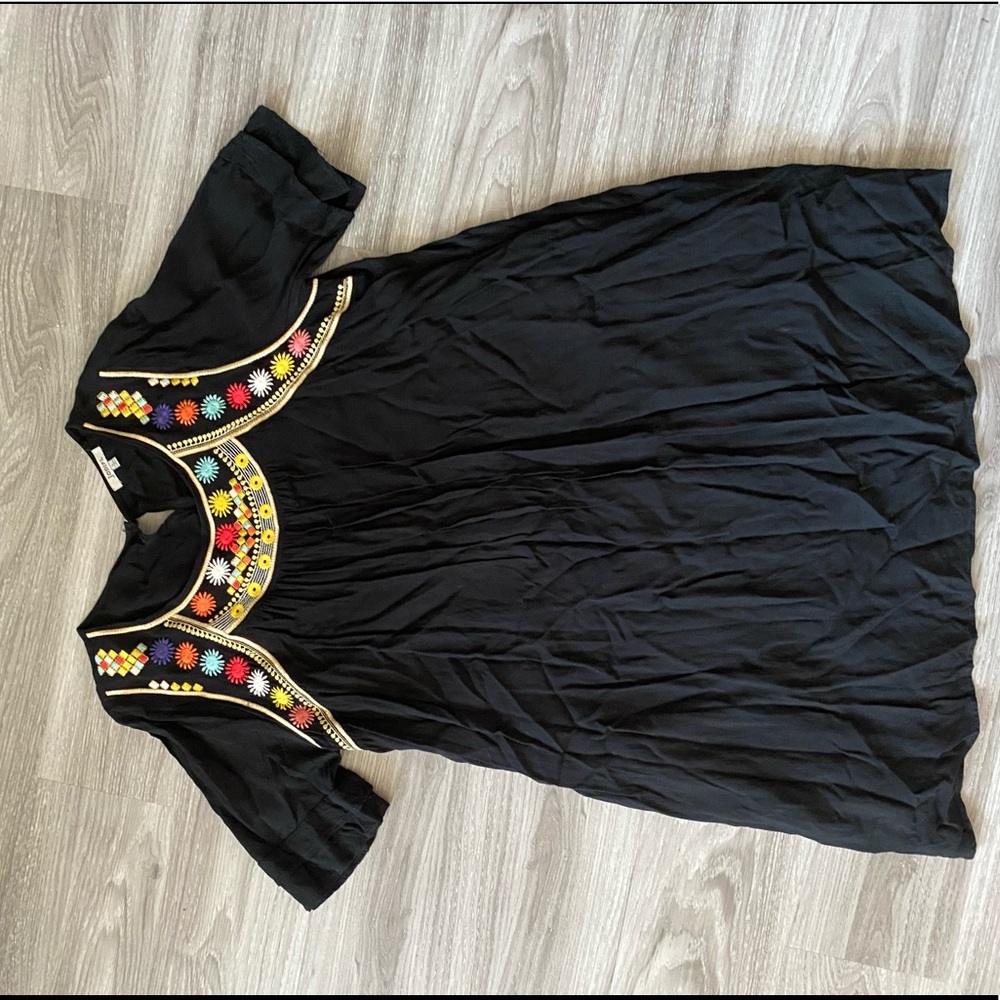 Black bohoJodifl dress size large